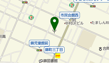 立川消防署錦町出張所の地図画像