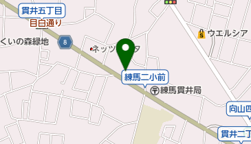 練馬消防署貫井出張所の地図画像