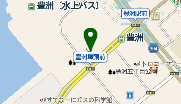 深川消防署豊洲出張所の地図画像