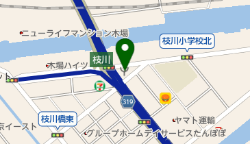 深川消防署枝川出張所の地図画像