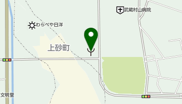 北多摩西部消防署武蔵村山出張所の地図画像