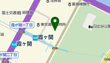 東京簡易裁判所の地図画像