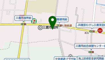 ゆうちょ銀行三鷹店の地図画像