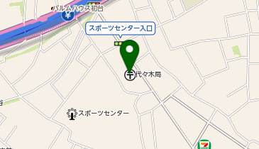 ゆうちょ銀行代々木店の地図画像