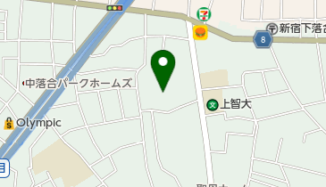 新宿区立佐伯祐三アトリエ記念館の地図画像