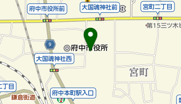 府中市立ふるさと府中歴史館の地図画像