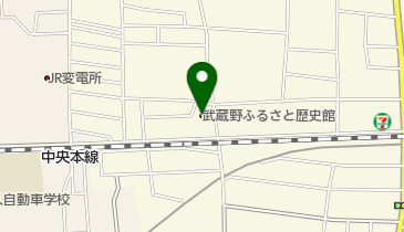 武蔵野市立武蔵野ふるさと歴史館の地図画像