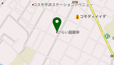 ひらい圓藏亭の地図画像