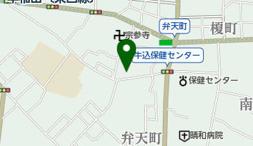 新宿区立漱石山房記念館の地図画像