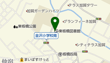 板橋区立東板橋図書館の地図画像