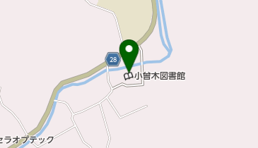 青梅市小曾木図書館の地図画像