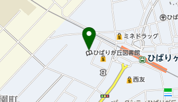 西東京市ひばりが丘図書館の地図画像