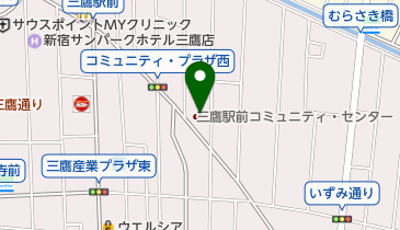 三鷹市立三鷹駅前図書館の地図画像