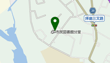 昭島市市民図書館やまのかみ分室の地図画像