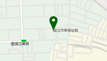 くにたち中央図書館東分室の地図画像