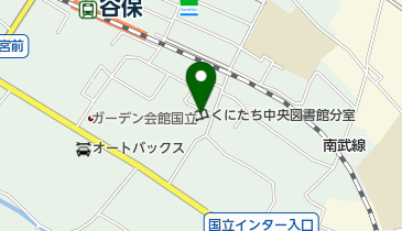 くにたち中央図書館下谷保分室の地図画像