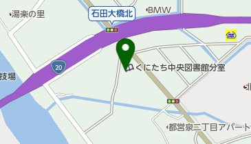 くにたち中央図書館南市民プラザ分室の地図画像