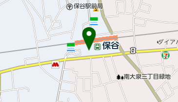 西東京市保谷駅前図書館の地図画像