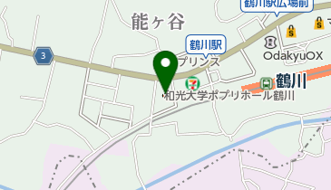 町田市立鶴川駅前図書館の地図画像