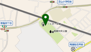 清瀬市立南部図書館の地図画像