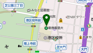 慶應義塾大学薬学部図書館の地図画像