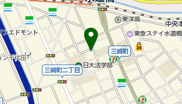 LEC東京リーガルマインド大学院大学付属図書館の地図画像