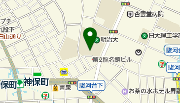 明治大学ローライブラリーの地図画像