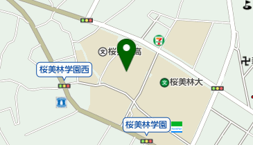 桜美林大学図書館の地図画像