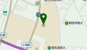 電気通信大学附属図書館の地図画像