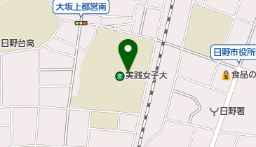 実践女子大学図書館の地図画像