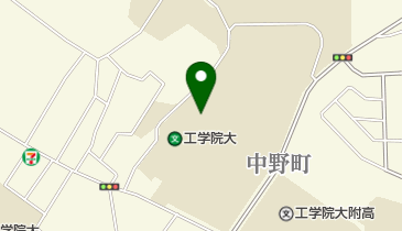 工学院大学図書館の地図画像