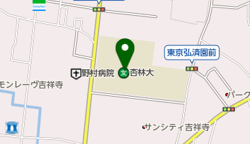 杏林大学井の頭図書館の地図画像