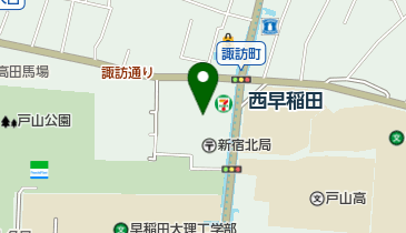 東京ヘレンケラー協会点字図書館の地図画像