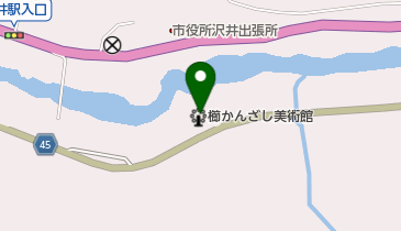 澤乃井櫛かんざし美術館の地図画像