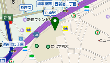 文化学園服飾博物館の地図画像