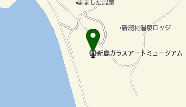 新島ガラスアートミュージアムの地図画像