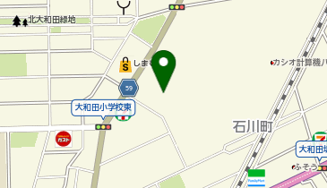 オリンパスミュージアムの地図画像