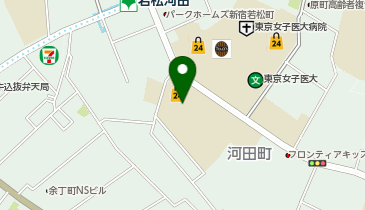 東京女子医科大学史料室・吉岡彌生記念室の地図画像