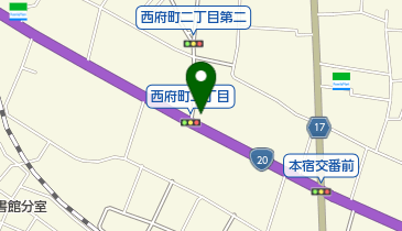 国史跡武蔵府中熊野神社古墳展示館の地図画像