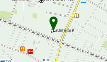 昭島市郷土資料室の地図画像