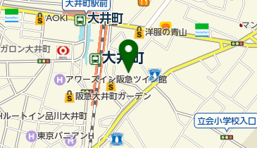 きゅりあん(品川区立総合区民会館)の地図画像
