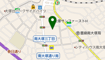 豊島区立南大塚ホールの地図画像