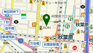秋葉原コンベンションホールの地図画像