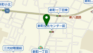 新町文化センターの地図画像
