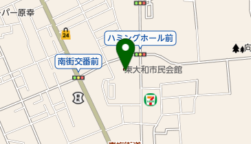 東大和市民会館の地図画像