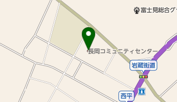 長岡コミュニティセンターの地図画像