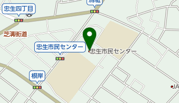 忠生市民センターの地図画像