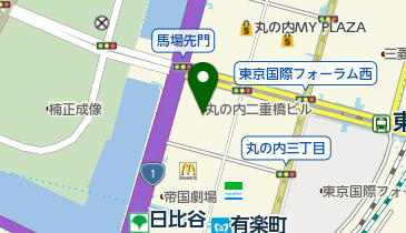 東京商工会議所渋沢ホールの地図画像