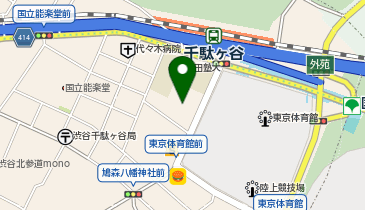 東京・将棋会館の地図画像
