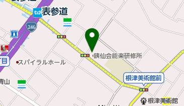 銕仙会能楽研修所の地図画像